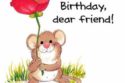 Happy birthday to a dear friend image