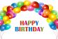 Happy Birthday in Colorful Ballons HD wallpaper